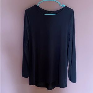 ZARA long sleeve top, charcoal